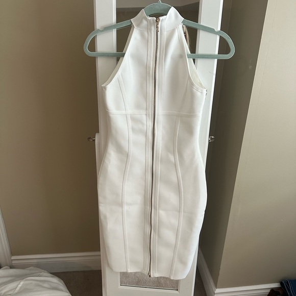 White Bandage Midi Dress - Size Small, Elegant & Flattering - Picture 4 of 12